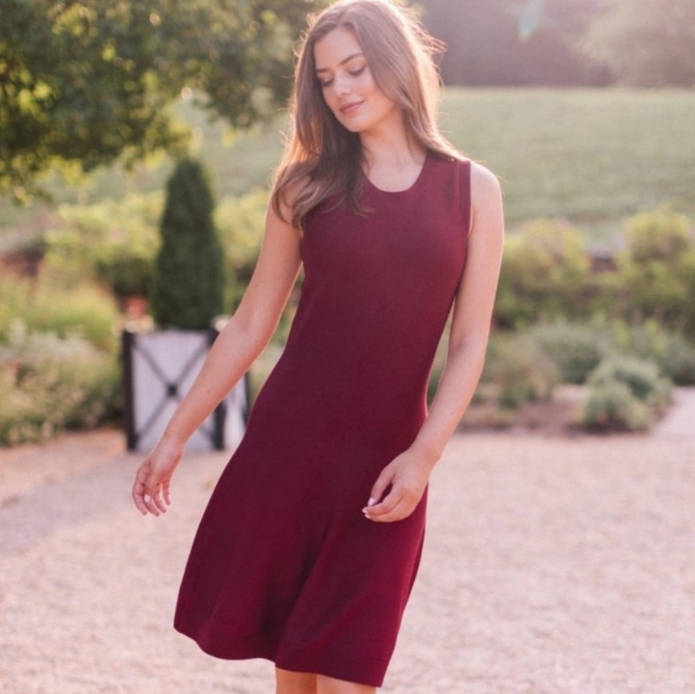 Gal Meets Glam Burgundy Dress